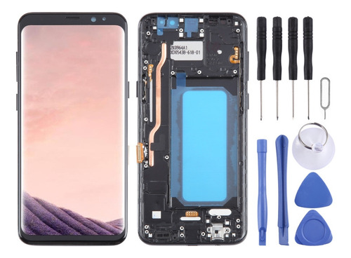 Sj Pantalla Lcd Negra Con Marco For Samsung Galaxy S8+