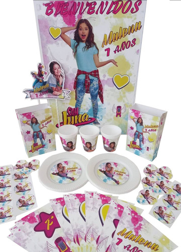 Cotillón Infantil Personalizado X 30 Soy Luna