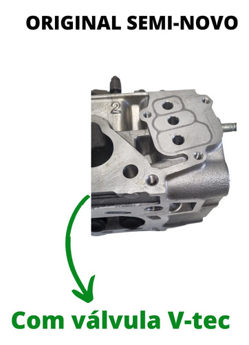 Cabeçote Honda Civic 1.7 16v Com V-tec Modelo 2001 A 2006