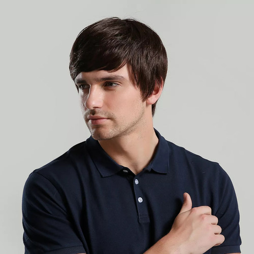 Peluca Para Hombre, Guapa, A La Moda, En La Parte Delantera