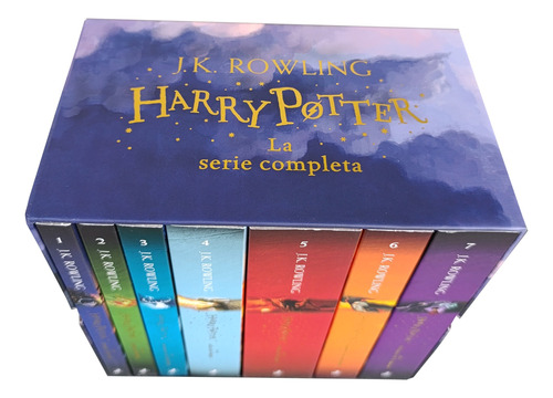 Saga Harry Potter 8 Libros Debolsillo + Cajita Musical Café