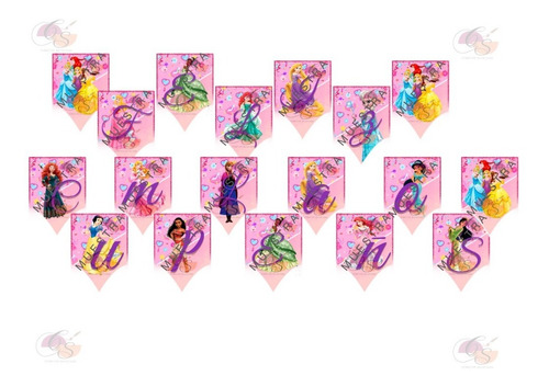 Kit Imprimible Princesas Disney