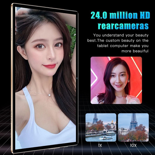... Tableta Inteligente 10.1 8+ 256 Gb, 24 + 48 Mp, Android