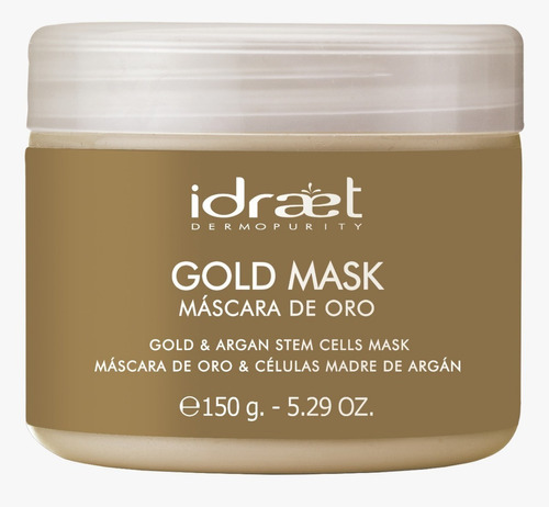 Gold Mask Mascara De Oro & Celulas Madre  Argan Idraet Belgr