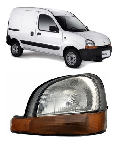 Optica Renault Kangoo 1999 Al 2006 Giro Ambar Lam 