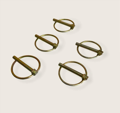 Imagen 3 de 3 de Kit De 5 Chavetas Con Aro 1/4 Ch14 Para Remolque
