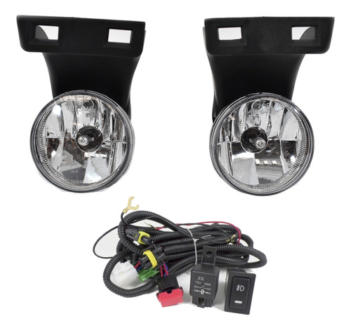 Kit Faros De Niebla Ram 94-01 Con Cables Y Switch Universal