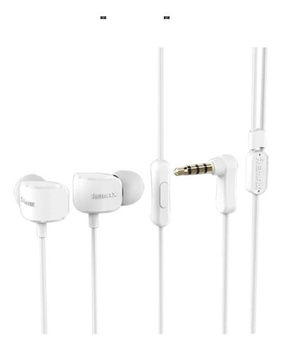 Audifonos Remax Earphone Rm-502            Color Blanco