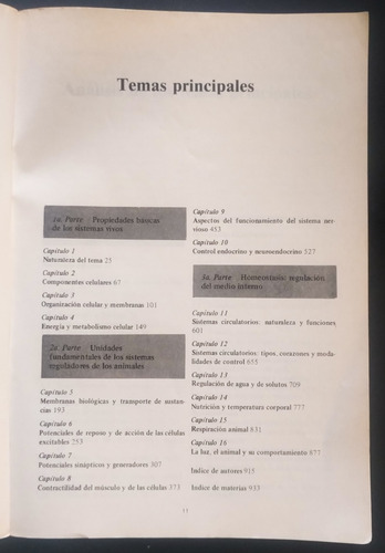 Libro: Fundamentos De Fisiología Animal. (Usado)