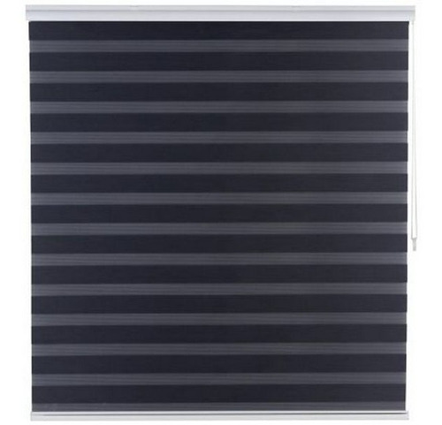 Cortina Roller Dia Y Noche 120 X 165 Cm Gris Oscuro