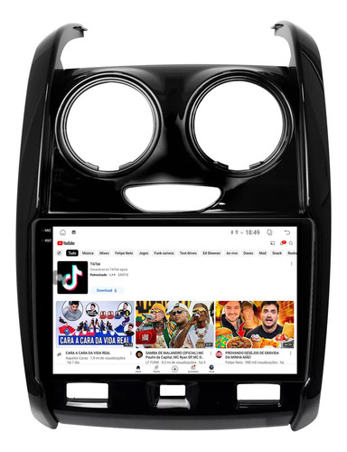 Multimidia Duster 15/20 9p Android Carplay 4/64gb + Ré
