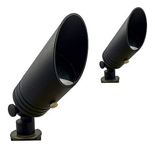 Negro Lumion Iluminación Exterior 2-pack Ignite Luz Led Spot