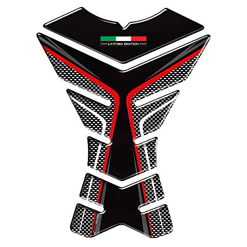 3d Italy Flag Limited Edition Motorcycle Tank Pad Prote...