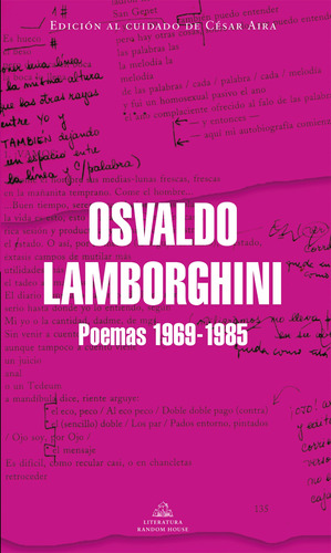 Poemas 1969-1985 (mapa De Las Lenguas) - Lamborghini  - *
