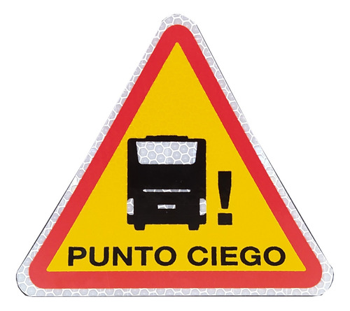 Calcos Reflectivos Advertencia De Punto Ciego Para Bus