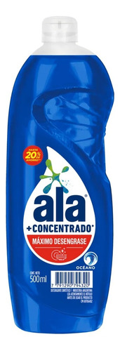 Detergente Concentrado Ala Oceano 500 Ml