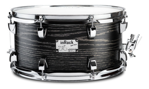 Caixa Bateria Odery Inrock 14x8 Black Ash Cor do casco Preto