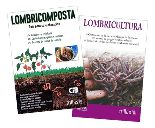 Pack Lombricomposta Guía Y Lombricultura Trillas