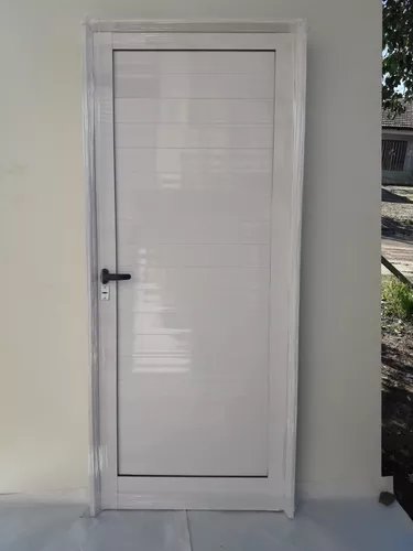 Puerta Ciega De Aluminio Exterior Reforzada Blanca