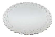 Comprar Bandejas Para Fiesta Plastica Redonda Filigrana 33 Cm Unidad
