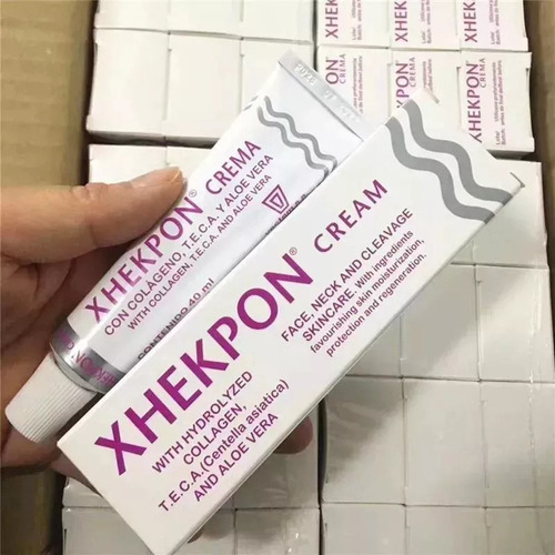 Crema Con Patrón De Colágeno Español Xhekpon 40 Ml. 6 Unidad