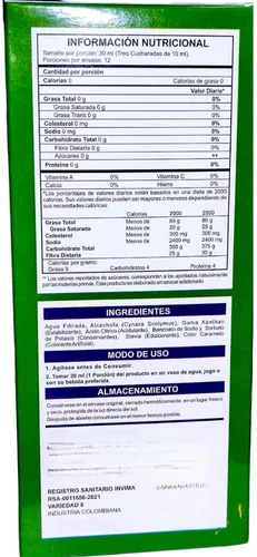 Jarabe Alcachofa 360ml - mL a $41