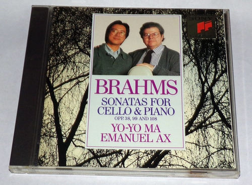 Yo Yo Ma Emanuel Ax Brahms Sonatas P/ Cello Y Piano Cd Kkt 