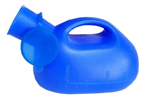 Female Urinal Funnel Men Use 2000ml Blue With Lid