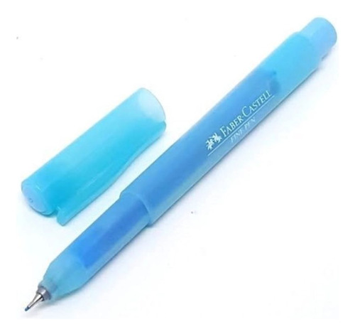 Caneta Fine Pen Faber-castell - Azul Serena Sereia