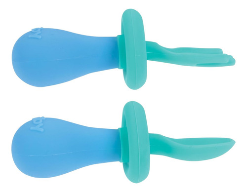Nuby First Juego De Tenedor Y Cuchara - Utensilios Con Prote