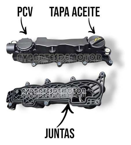 Tapa De Valvulas Completa Para Peugeot Partner 1.6 Hdi 16v