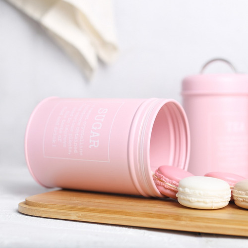 3 Piezas De Botes De Hierro Latas De Cocina, Café, Té,