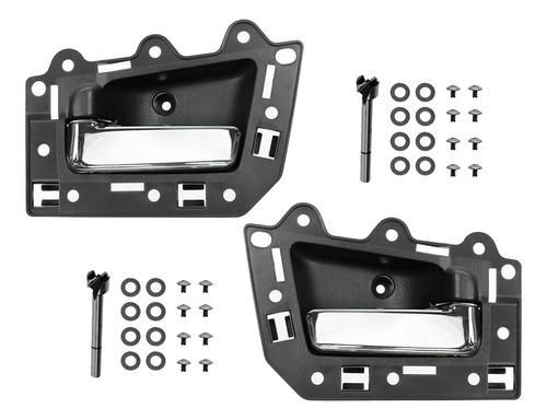 Juego De 2 Manijas De Puerta Interior Delantera Izquierda Y
