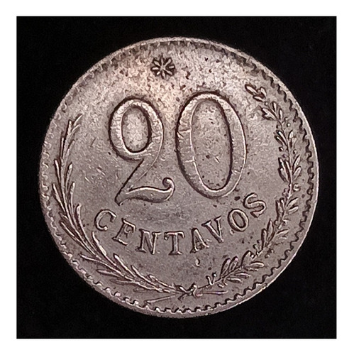 Paraguay 20 Centavos 1900 Exc Km 8