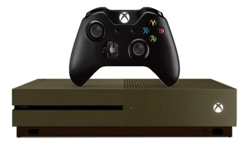 Microsoft Xbox One S 1TB Standard color verde militar 2021 - Bueno (Reacondicionado)