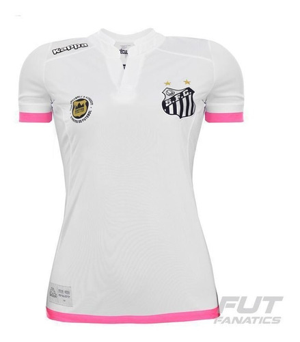 Camisa Kappa Santos I 2016 Feminina - Futfanatics