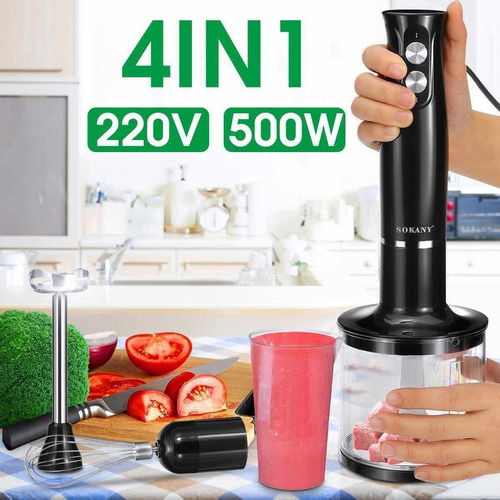 Batidora De Mano Inmersión 500 W, Batidora De 2 Velocidades