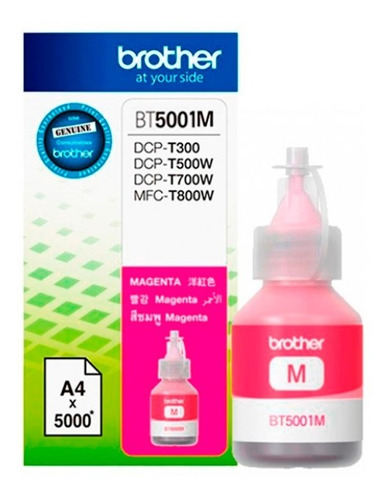 Tinta Brother Magenta 50ml Dcp-t300, Dcp-t500w, Dcp-t700w