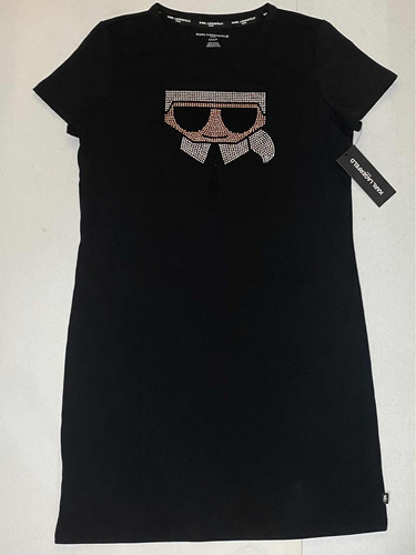 Vestido Karl Lagerlfeld De Dama Talla L Con Pedrería