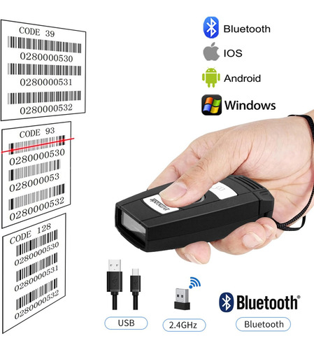 Symcode Scanner De Código De Barras Bluetooth Scanner De