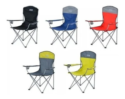 Imagen 2 de 8 de Sillon Director Plegable Waterdog Con Posa Vaso