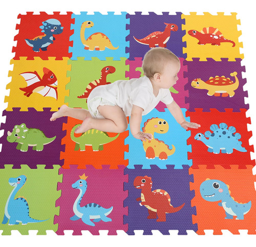 Alfombrillas De Espuma Para Bebe De 45 X 45 Pulgadas, Rompec