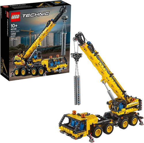 Kit De Construcción Lego Mobile Crane, Grúa 1292 Piezas