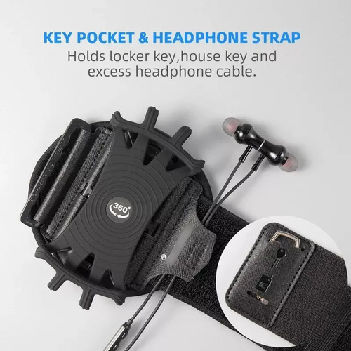 Universal Porta Celular Brazo Gym Ejercicio Correr
