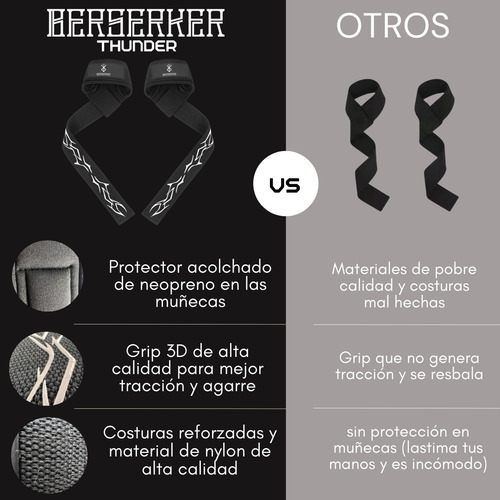 Berserker Straps Powerlifting