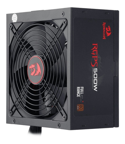 Fuente De Poder 500w Redragon Gc-ps001 Color Negro