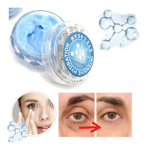 Imagen 1 de 4 de Crema Con Acido Hialuronico Contorno De Ojos Arrugas Ojeras