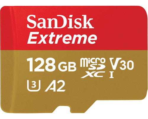 Sandisk 128gb Extreme Uhs-i Microsdxc A2/uhs-i/v30/u3 Sdsqxa