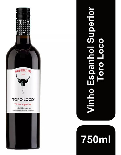 Vinho espanhol tinto superior Toro Loco dop 750ml
