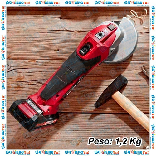 Amoladora Angular Inalambrica Einhell A Bateria Te-ag 18 18v